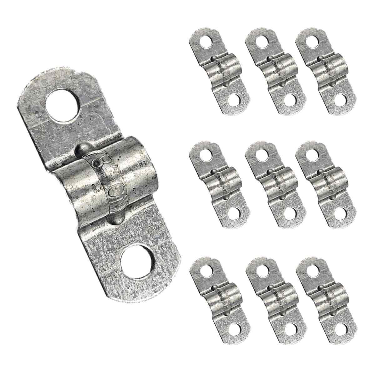 10 Pzs Abrazadera Tipo Omega Para Tubo 3/8 Pulgadas Acero Ferreabasto Ferreabasto