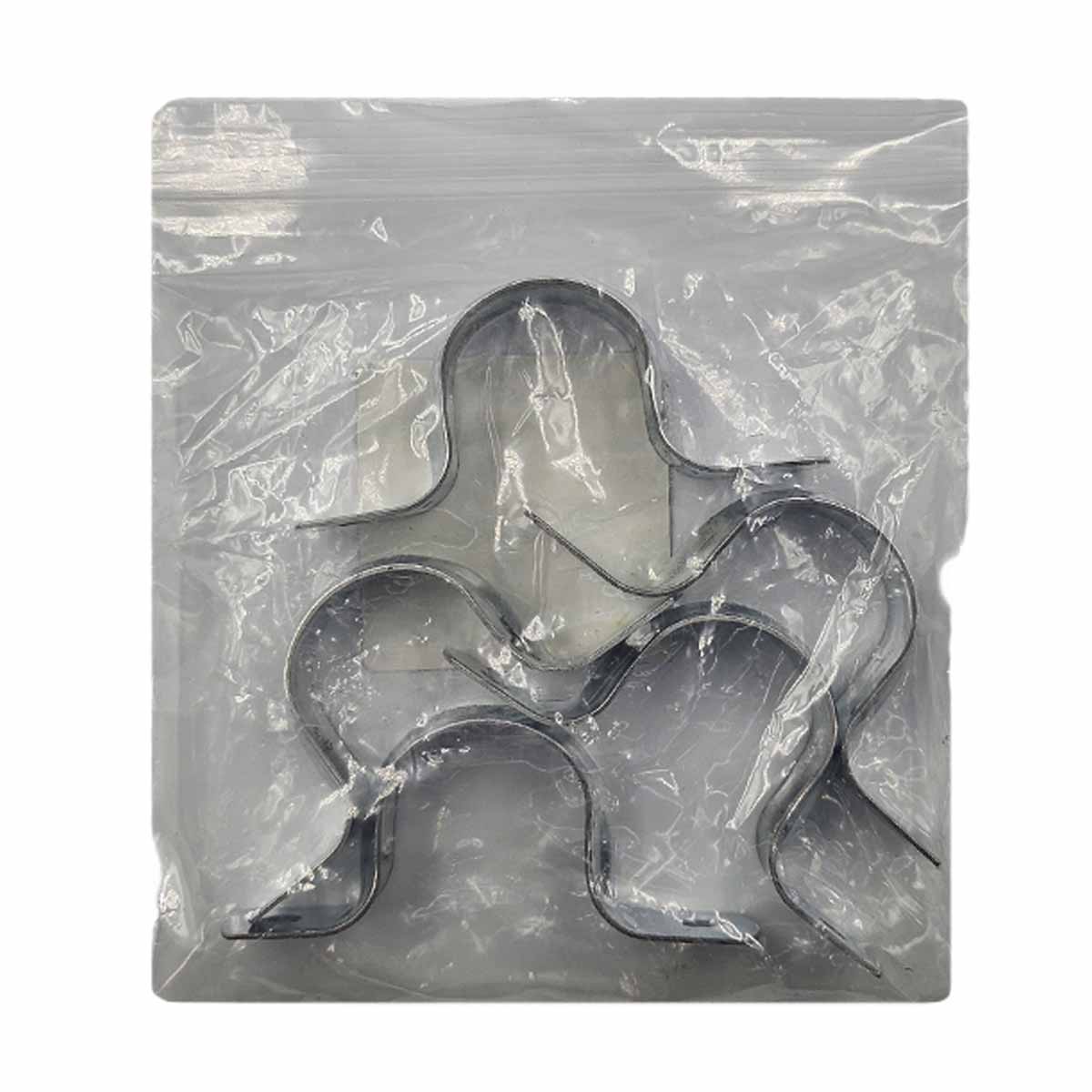 10 Pzs Abrazadera Tipo Omega Para Tubo 1 1/4 Pulgadas Acero Ferreabasto Ferreabasto