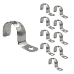 10 Pzs Abrazadera Tipo Uña Para Tubo 1 1/2 Pulgadas Acero Ferreabasto Ferreabasto