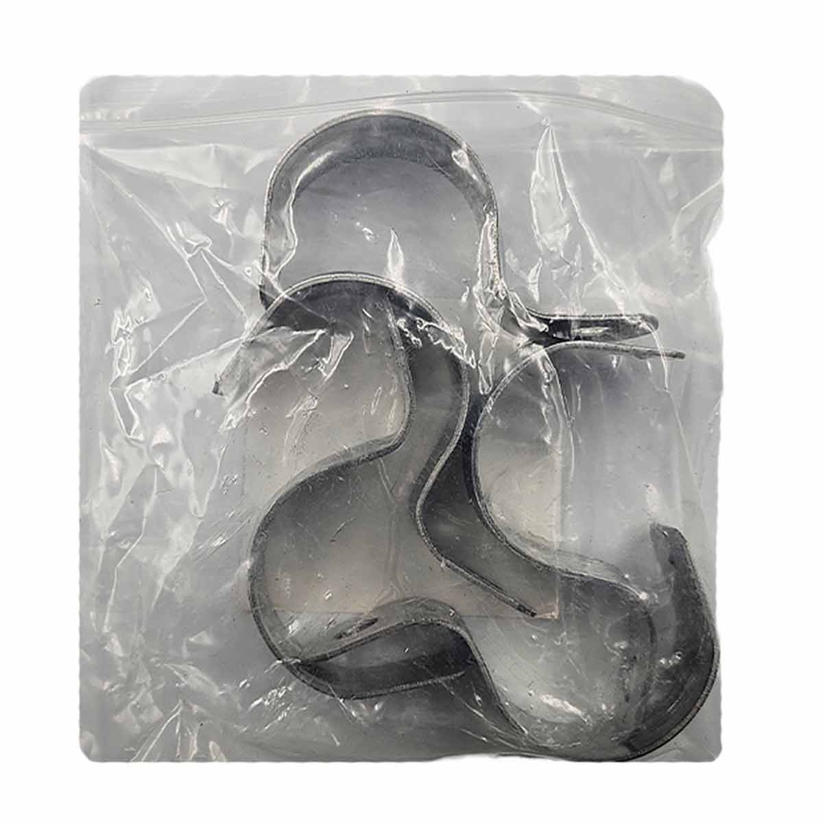 10 Pzs Abrazadera Tipo Uña Para Tubo 1 1/2 Pulgadas Acero Ferreabasto Ferreabasto