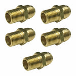 5 Pzs Niple Terminal Conexion De Laton Para Gas 3/8" X 1/4" CNX Ferreabasto