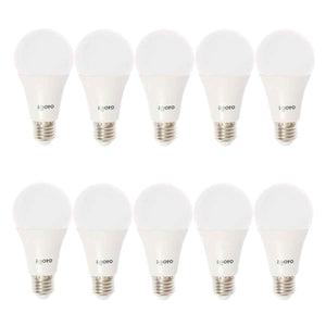 Pack 10 Foco Led A60 12w=75w 3000K Luz Calida 30000hr Igoto IGOTO Ferreabasto