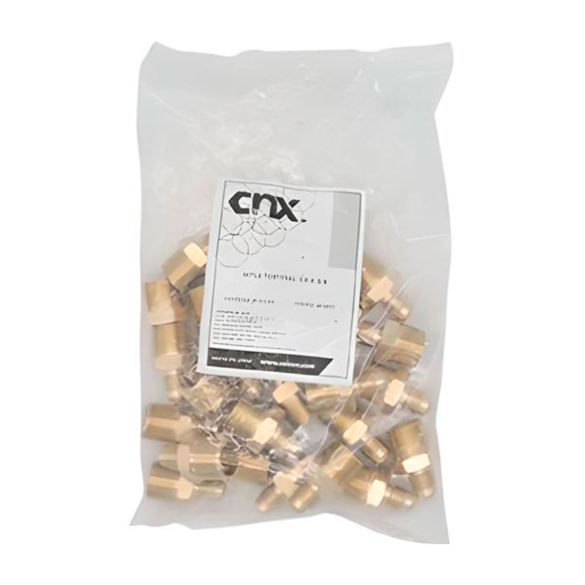 5 Pzs Niple Terminal Conexion De Laton Para Gas 3/8" X 3/8" CNX Ferreabasto