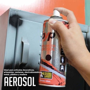 3Pz Pintura En Aerosol En Esmalte 400ML BYP Varios Colores BYP Ferreabasto