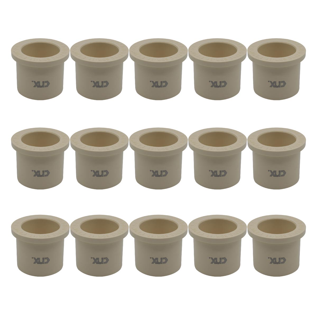 15 Pzs Reduccion Bushing De Cpvc 1 1/4 X 1/2 Pulgadas Crema Ferreabasto Ferreabasto