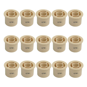 15 Pzs Reduccion Bushing De Cpvc 1 1/4 X 1/2 Pulgadas Crema CNX Ferreabasto