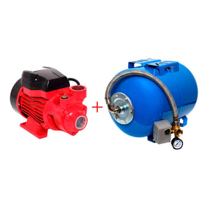Bomba Periferica Duo 1/2Hp Y Tanque Hidroneumatico 43L Igoto IGOTO PUMPS Ferreabasto