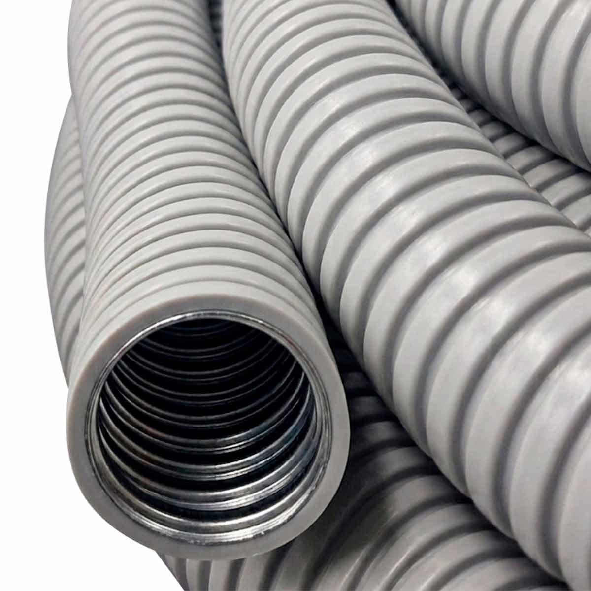Rollo 10M Tubo Flexible Liquidtight 1 Pulg Acero+PVC Argos ARGOS Ferreabasto