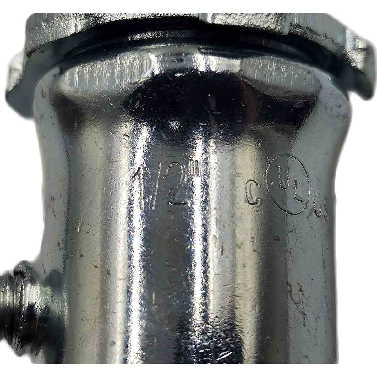 10 Pzs Conector Para Tubo EMT Acero Galvanizado De 1/2 Pulg Ferreabasto Ferreabasto