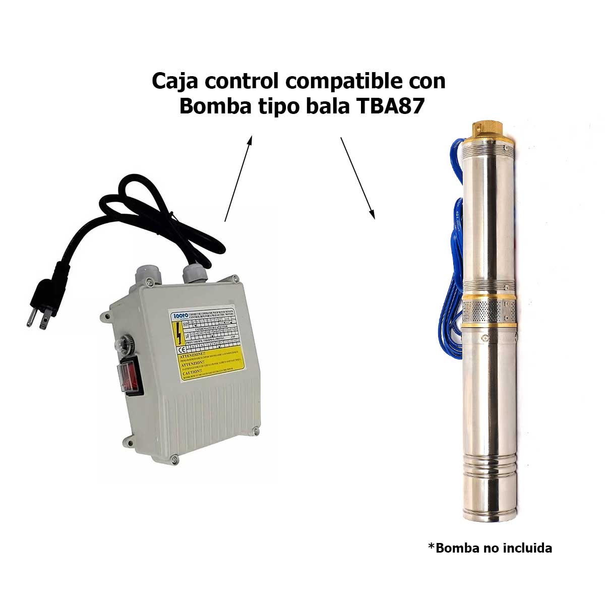 Caja De Control 1 1/2 Hp Igoto Ref-40 Para Bomba Sumergible Tipo Bala (TBA-87) IGOTO PUMPS Ferreabasto