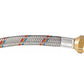 Manguera Para Gas Flexible Aluminio 3/8 x 3/8 0.6m Occidente OCCIDENTE Ferreabasto