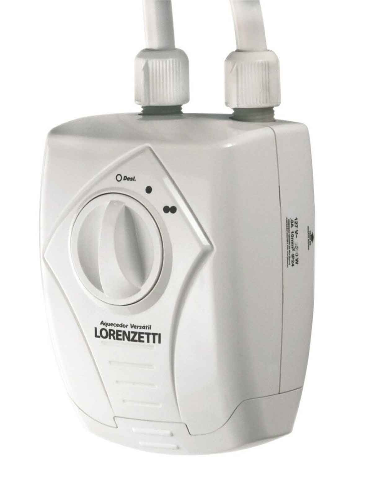 Calentador Electrico Versatil 3 Temperaturas 127V 4400W Blanco Lorenzetti LORENZETTI Ferreabasto