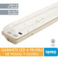Gabinete A Prueba De Vapor Igoto Para Tubo Led T8 18w Nom IGOTO Ferreabasto