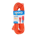 Extension Uso Rudo Naranja 16Awg 20M Igoto IGOTO Ferreabasto