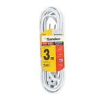 Extension Electrica Domestica 3M Blanca 2X16Awg 2401 Sanelec SANTUL Ferreabasto