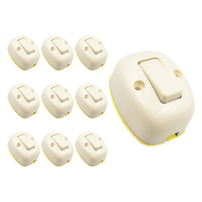 Apagador Sencillo Oval Yeilite Marfil 127V 60Hz 6A 10 Piezas YEILITE Ferreabasto