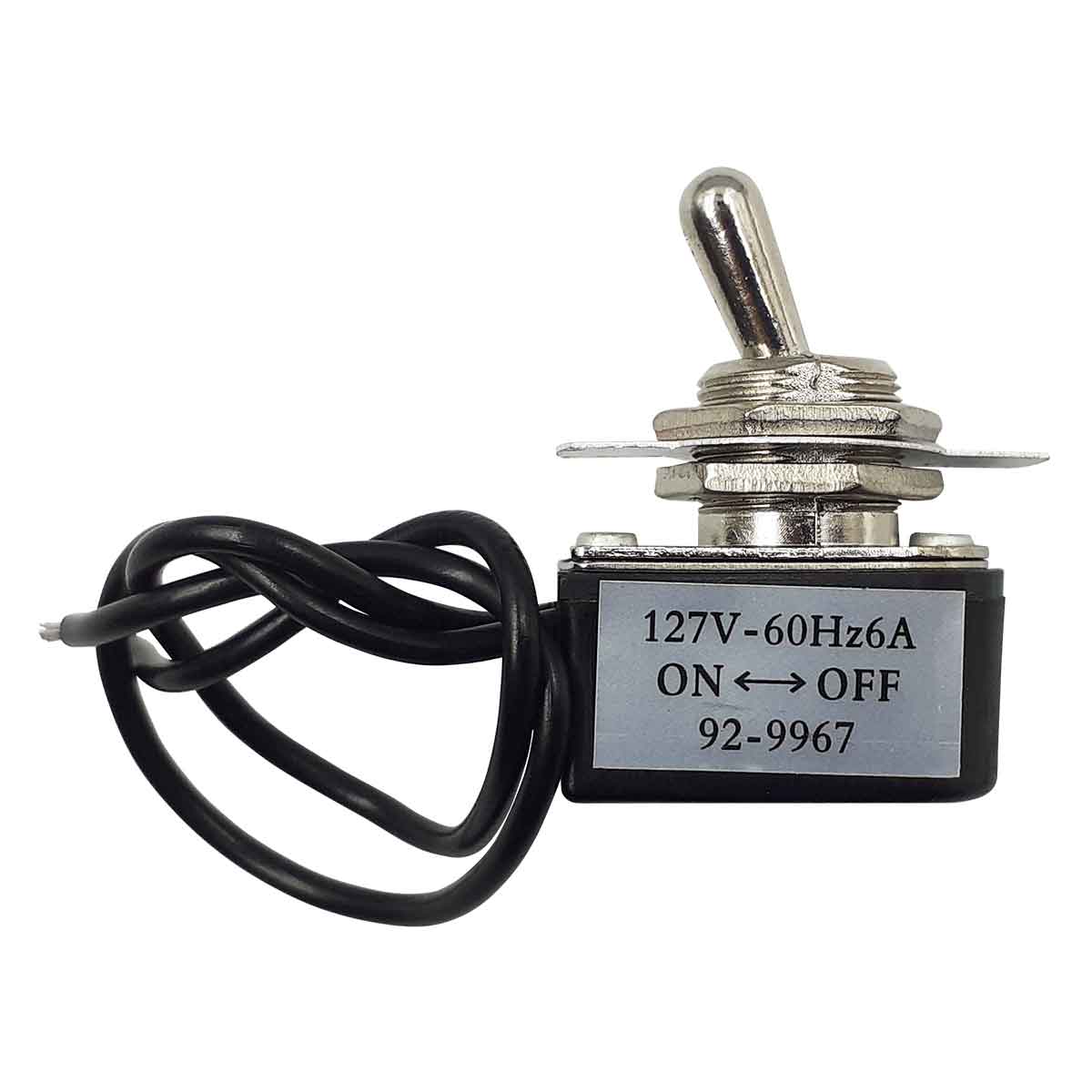 Apagador De Palanca Con Cables 127V 6A Switch Metal 6 Piezas YEILITE Ferreabasto