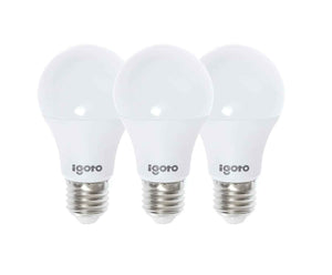 3 Pack Foco Led A60 9W 810Lm 6500K (Luz Fria) Igoto - Ferreabasto