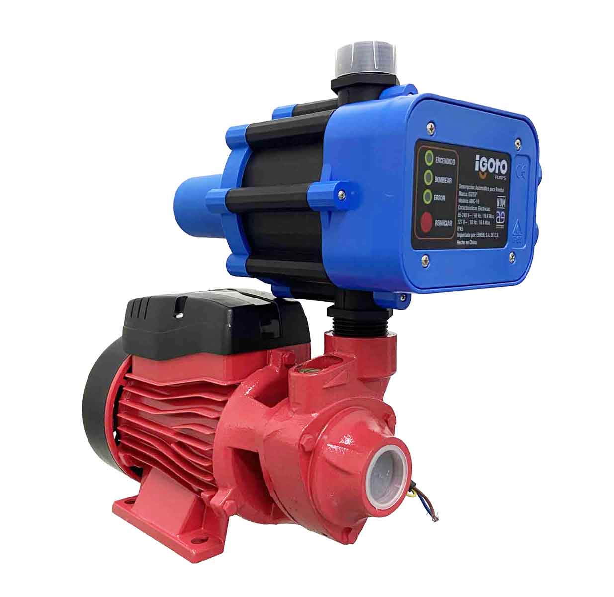 Bomba Periferica Duo 1/2Hp Presurizador Automatico 1Hp Igoto IGOTO PUMPS Ferreabasto