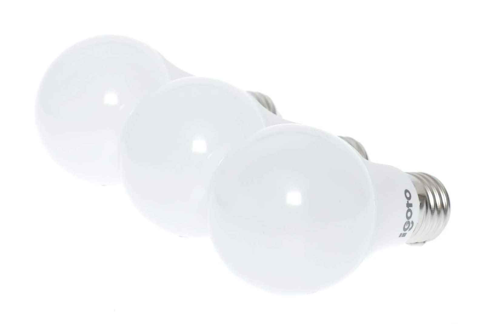 3 Pack Foco Led A60 9W 810Lm 6500K (Luz Fria) Igoto - Ferreabasto