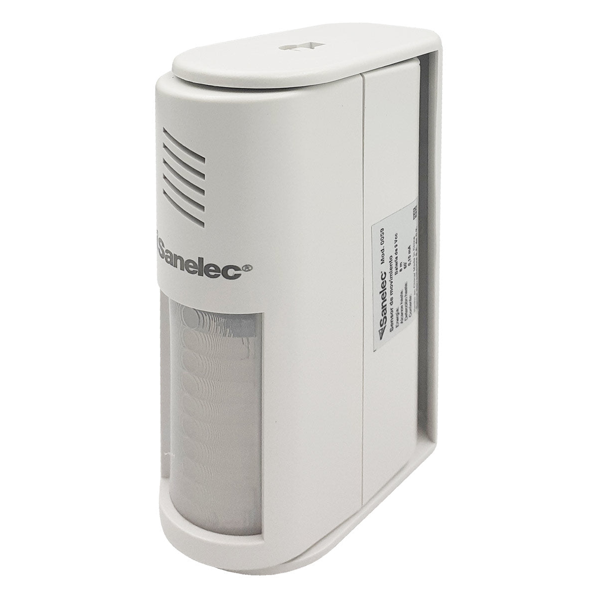 Sensor Movimiento 8 Mtrs Sanelec 0059 Con Alarma o Timbre SANELEC Ferreabasto