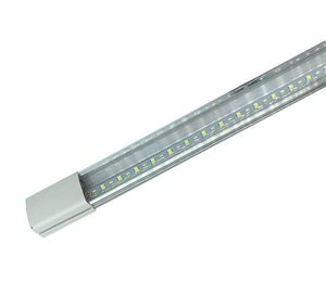 Tubo Led Base Aluminio Doble Tira Luz Blanca 22w=110w 1.20m KYT Ferreabasto