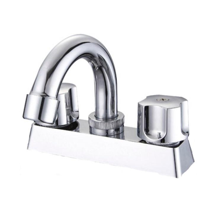 Mezcladora Para Lavabo Meer 1/4 De Vuelta Acero Inox MEER Ferreabasto