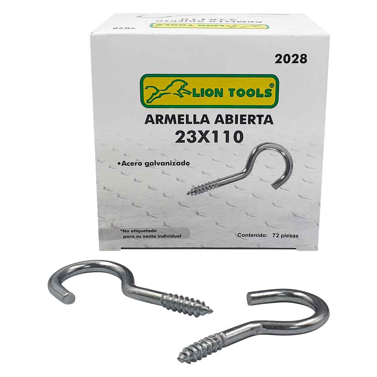 caja armella abierta acero galvanizado 23x110