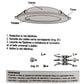 Lampara Led Empotrable Lumico 6W Luz Dia Delgado LUMICO Ferreabasto