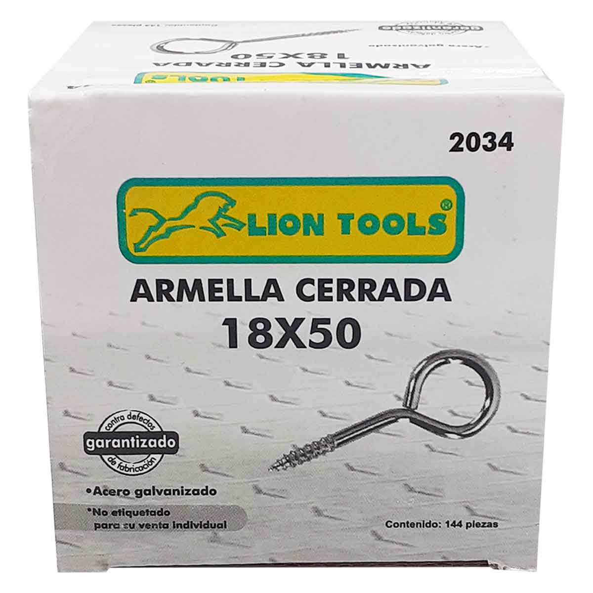 caja blanca armella cerrada acero galvanizado 18x50