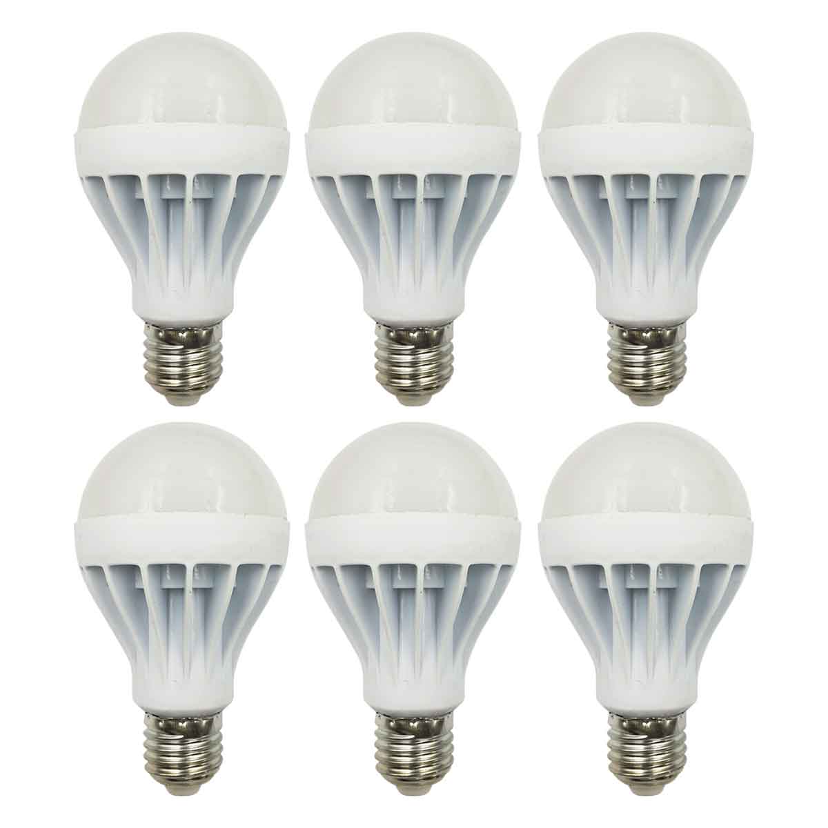 paquete focos led 9 watts 6 piezas