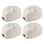 Contacto Visible Sobreponer Oval Marfil 127V 4 Piezas 92-1293 Yeilite YEILITE Ferreabasto