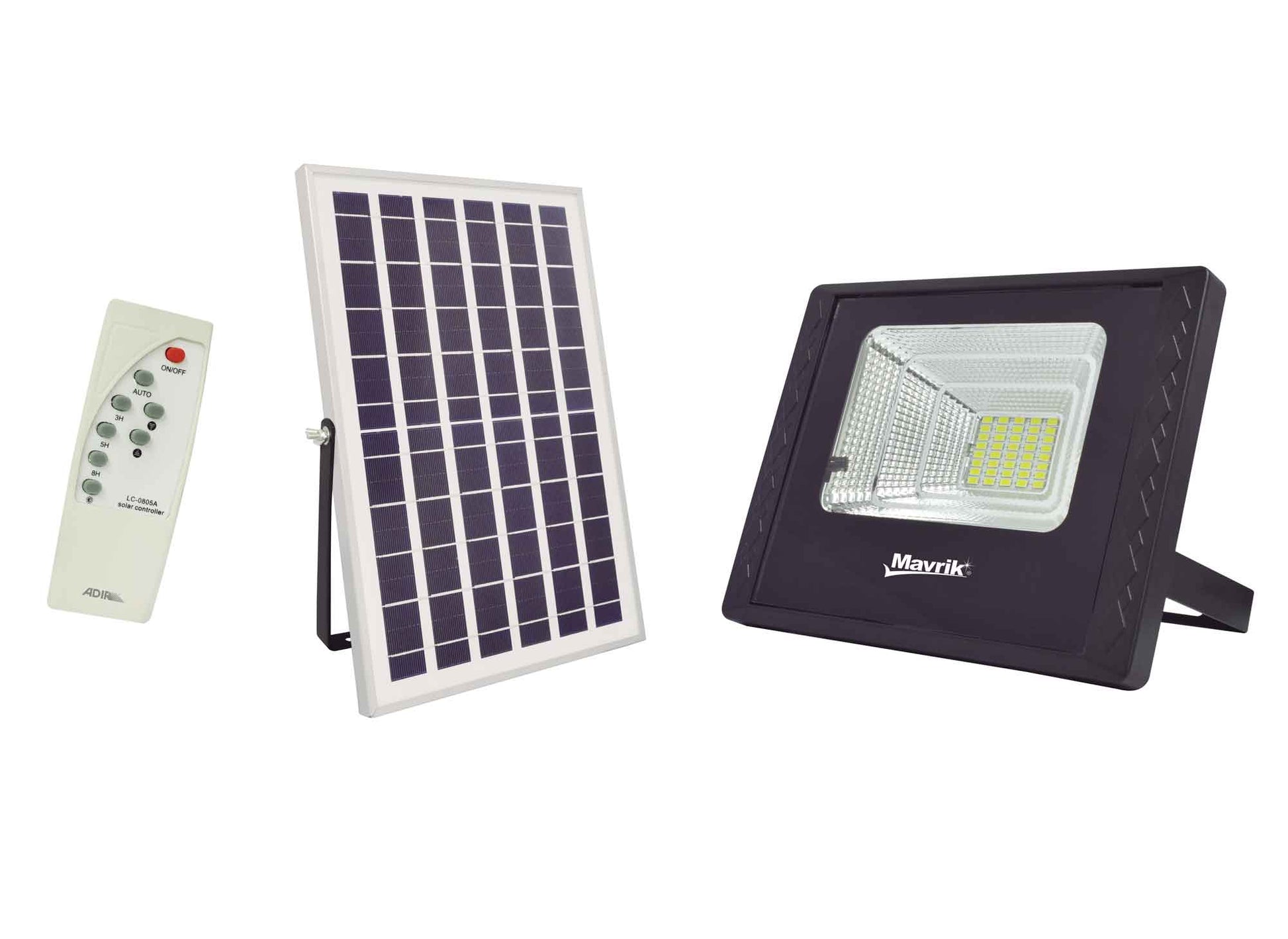 Reflector Led Panel Solar Recargable Exterior 50W Mavrik ADIR Ferreabasto