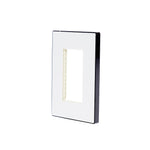 Placa Zurich 3 Modulos Blanca Marco Color Negro Igoto IGOTO Ferreabasto