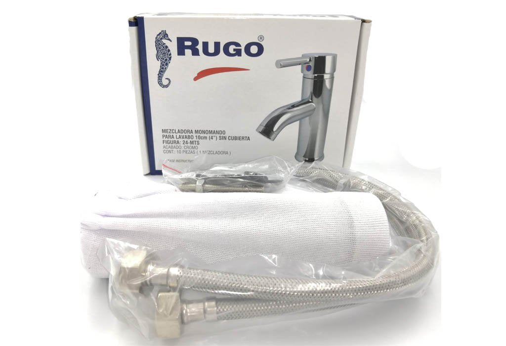 Llave Mezcladora Monomando Para Lavabo Rugo 24mts RUGO Ferreabasto