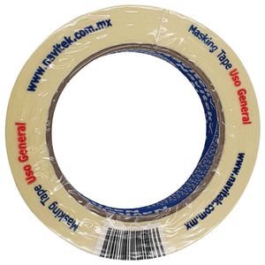 Masking Tape Uso General 125 18mm x 50m Natural Navitek NAVITEK Ferreabasto