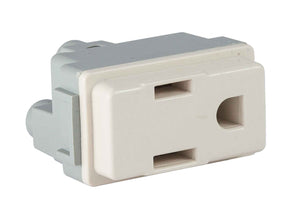 Pack 10 Contacto Sencillo Aterrizado Marfil 127V-10A Yeilite YEILITE Ferreabasto