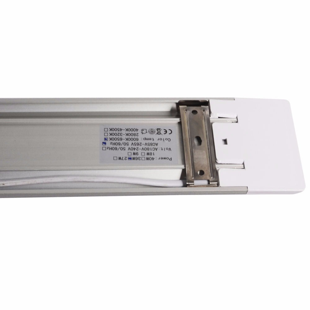 Lampara Tubo Opaco Led Doble Tira 36W 1.20M Base Aluminio - Ferreabasto