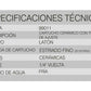 Cartucho Ceramico Laton Tuerca 20 Estrias Agua Fria Fontanery FONTANERY Ferreabasto