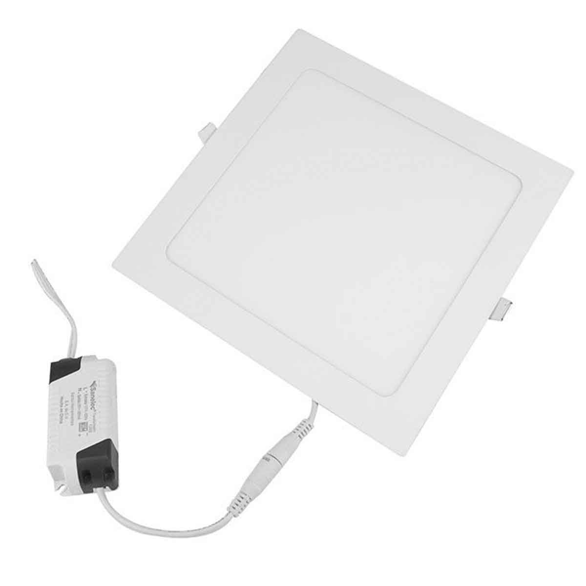 Panel Led Cuadrado Sanelec 1265 Para Empotrar 18w Luz Fria 6500k SANELEC Ferreabasto