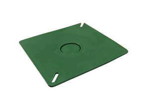 Pack 40 Tapa Verde P/ Registro Cuadrado 4x4 Electrico Plastico INRECO Ferreabasto
