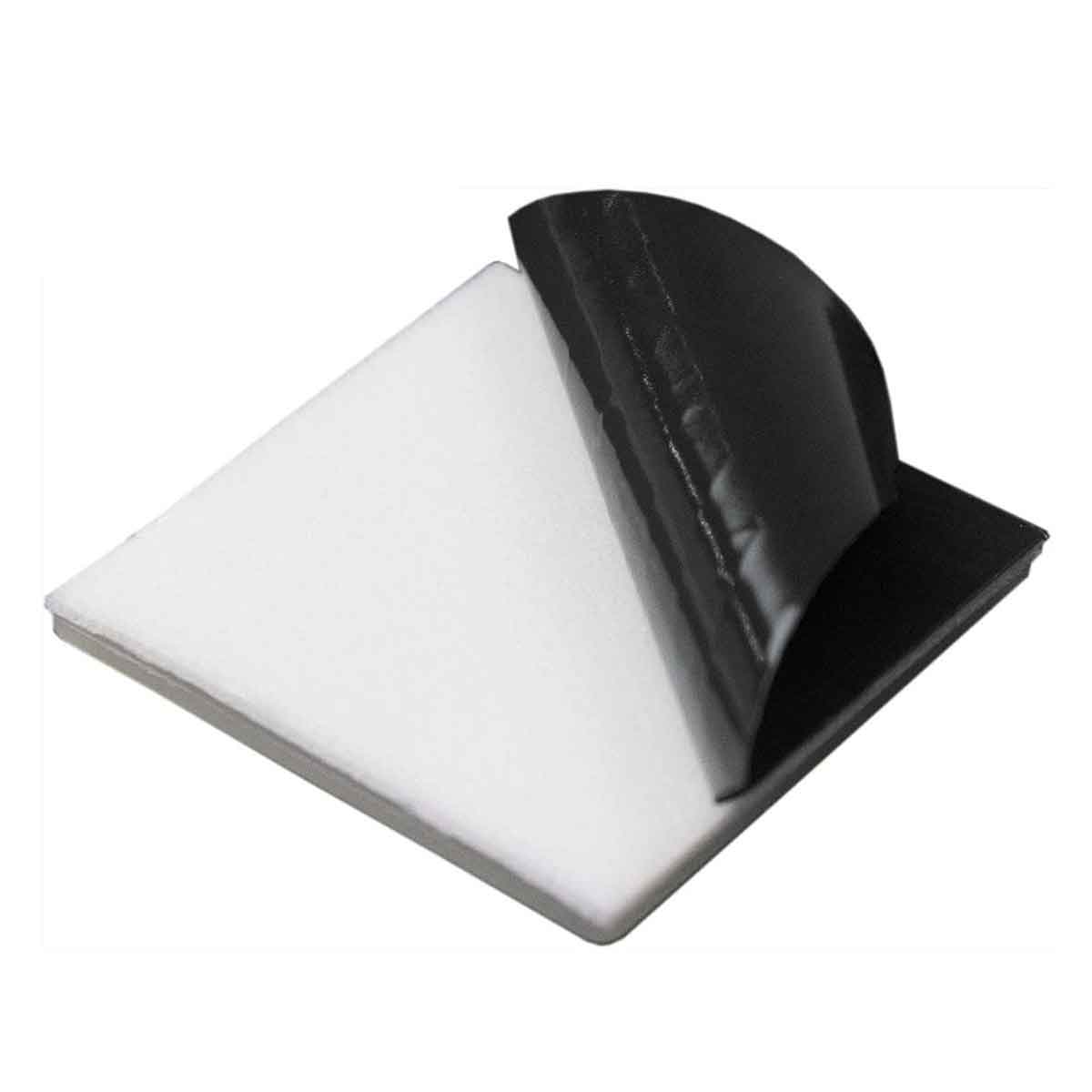 Base Autoadherible Para Cincho 3x3cm Techtools Blanco 100 Piezas CNX Ferreabasto