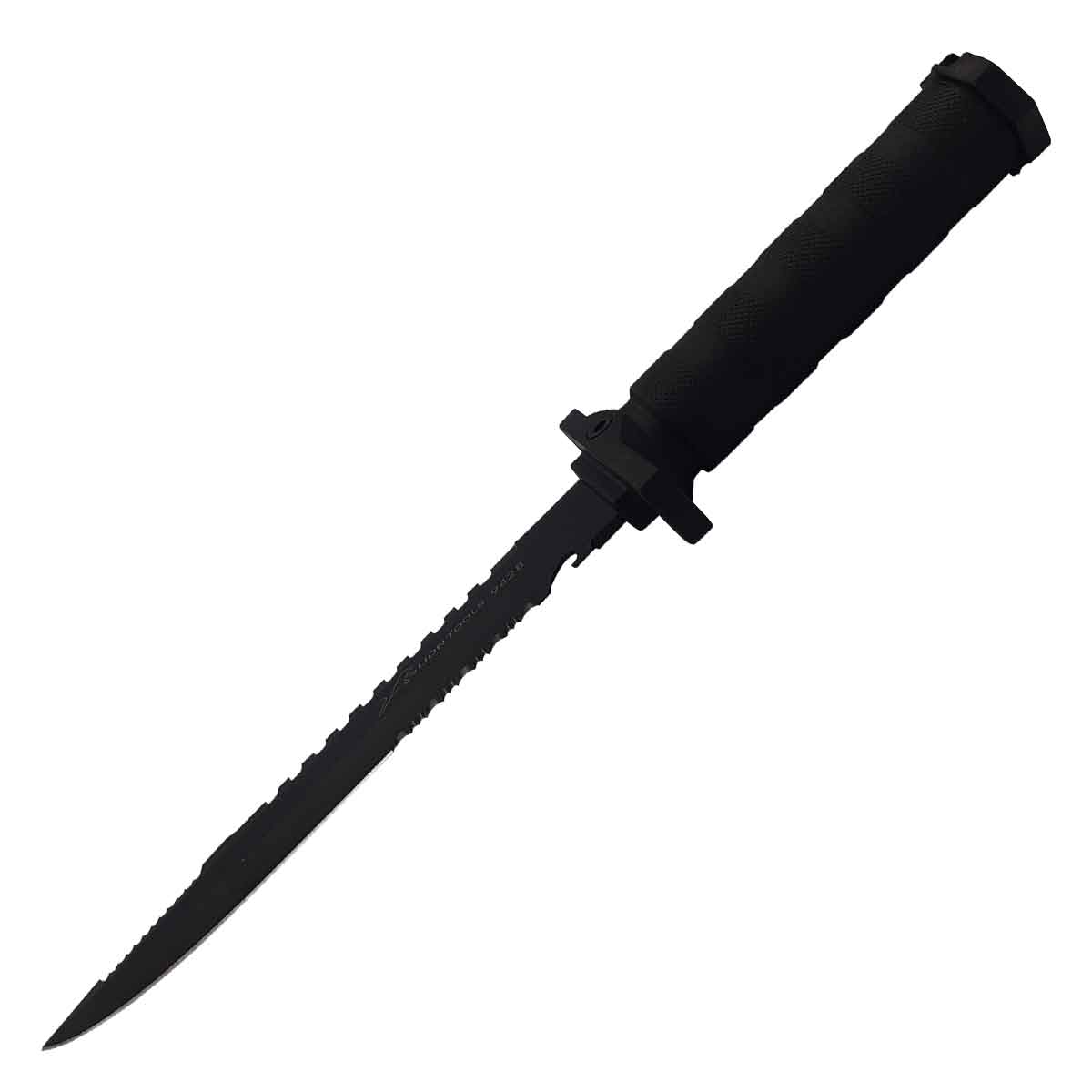 cuchillo negro acero tactico militar campismo caza