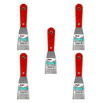 Pack 5 Espatula Acero Flexible Mango Plastico 2'' Byp BYP Ferreabasto