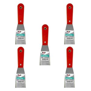 Pack 5 Espatula Acero Flexible Mango Plastico 2'' Byp BYP Ferreabasto