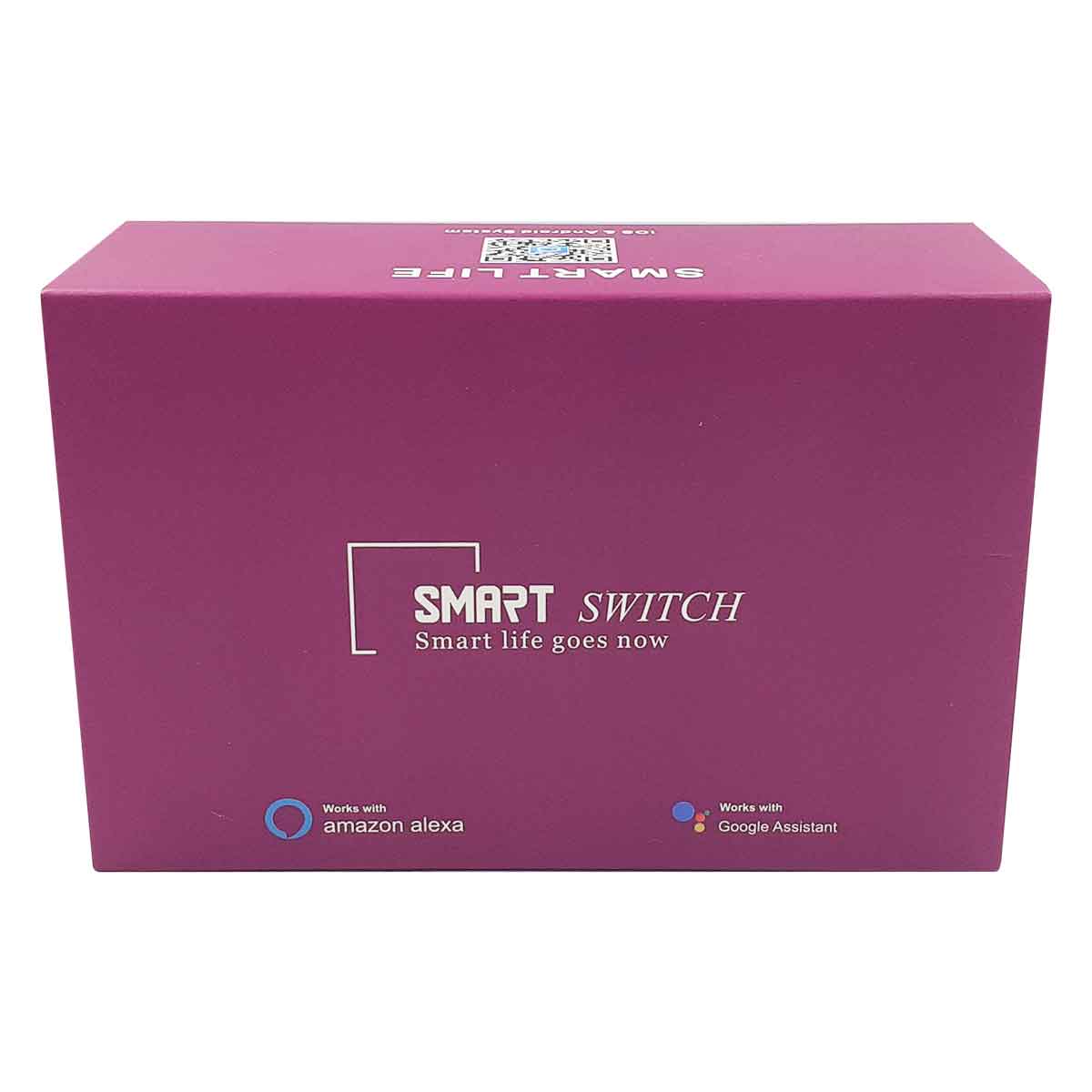 Apagador Inteligente Wifi Touch Boton Blanco Compatible Con Alexa Go