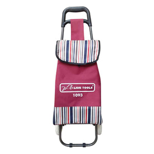 Carrito Para Mandado Multiusos Lion Tools 1093  Plegable Con Bolsa Roja LION TOOLS Ferreabasto