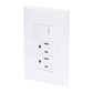 placa blanca de lado pb414b