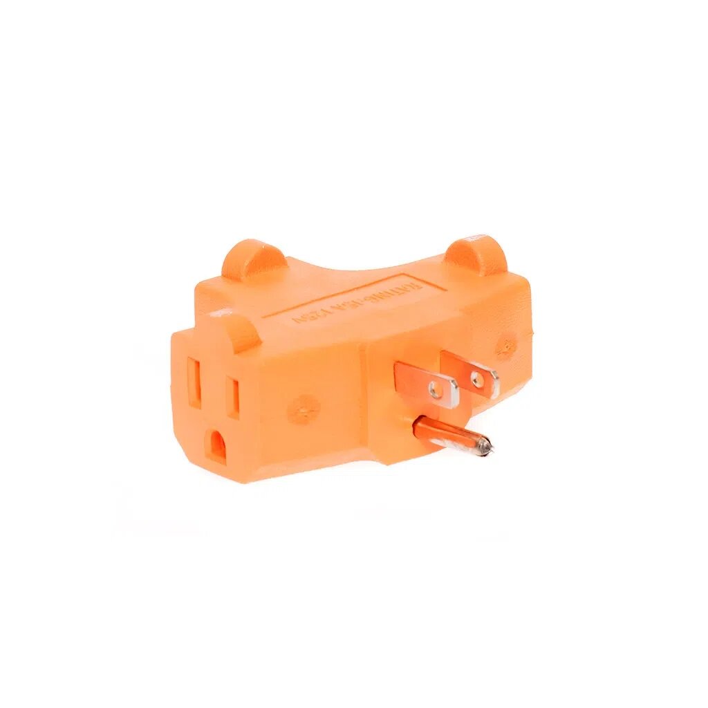 Adaptador Multicontacto Triple Naranja 125V 15A Nom  Igoto IGOTO Ferreabasto