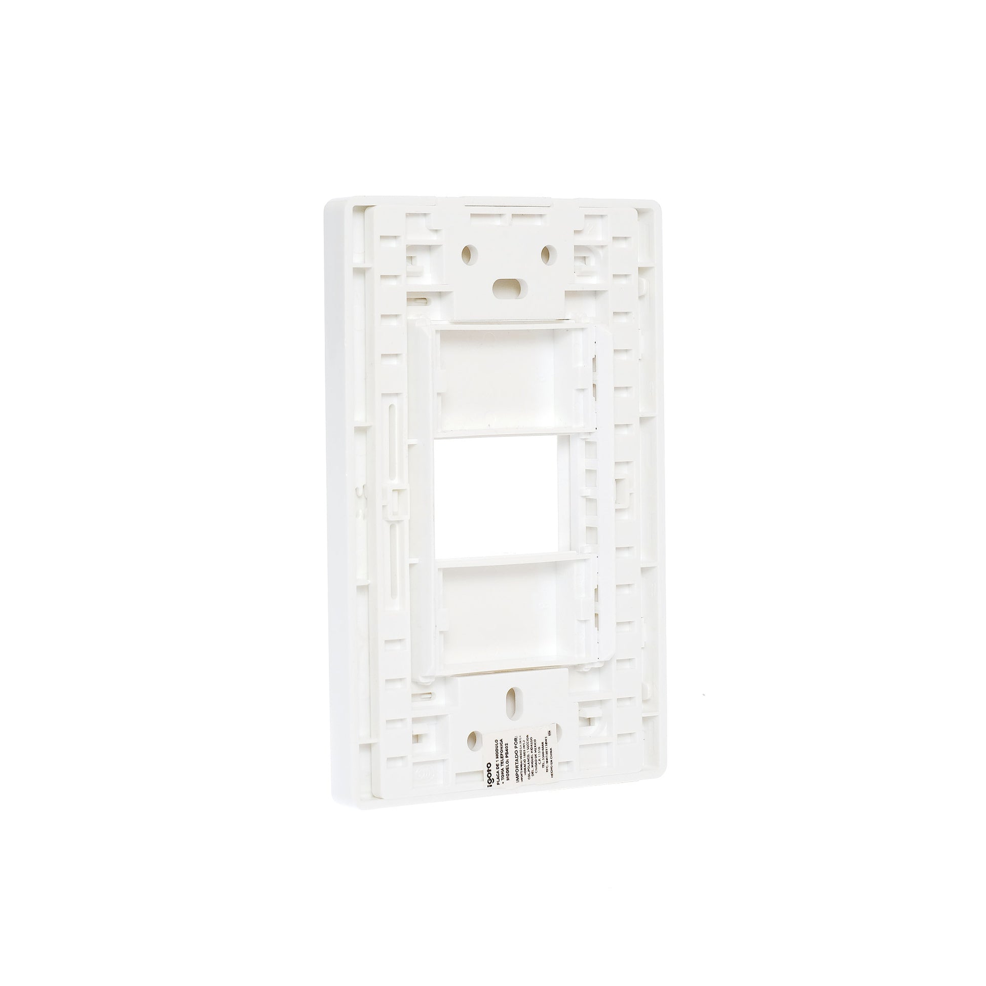 Placa Zurich 1 Modulo Blanca Igoto IGOTO Ferreabasto